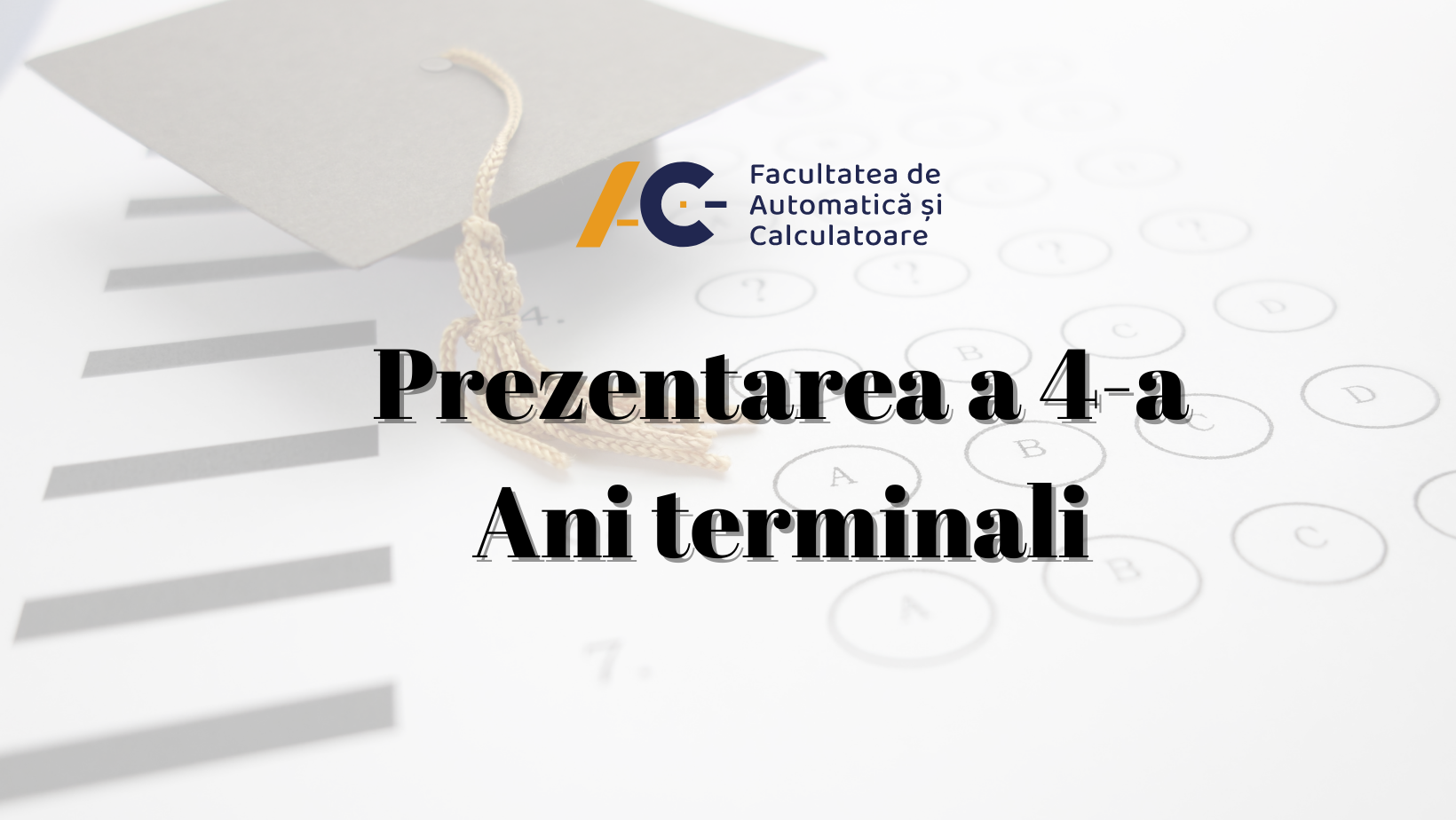 look Electropositive Key Prezentarea a 4-a pentru anii terminali licență și master - Facultatea de  Automatică și Calculatoare - Timișoara