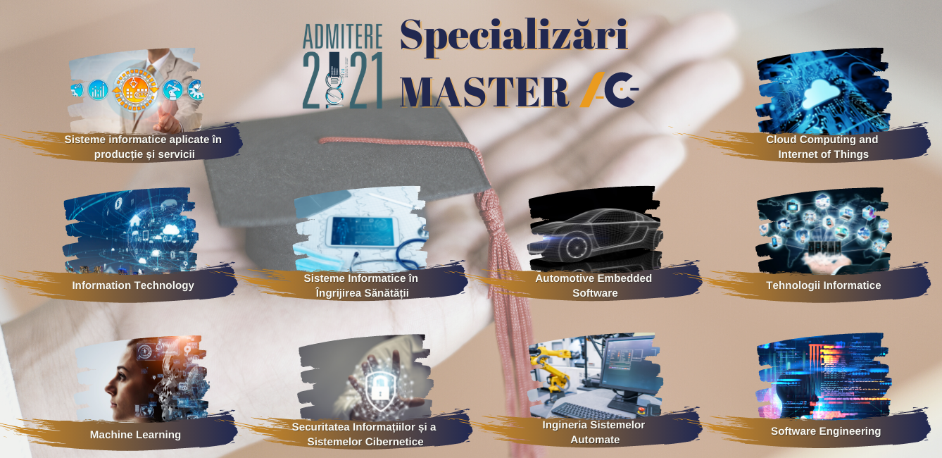 Distinction Validation Try Admitere master AC 2021 - Facultatea de Automatică și Calculatoare -  Timișoara